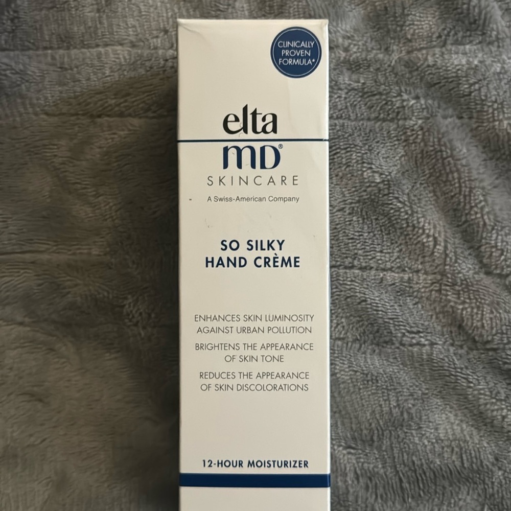 Elta Md so silky hand creme.A hydration burst of a silky smooth hand creme!